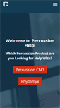 Mobile Screenshot of help.percussion.com